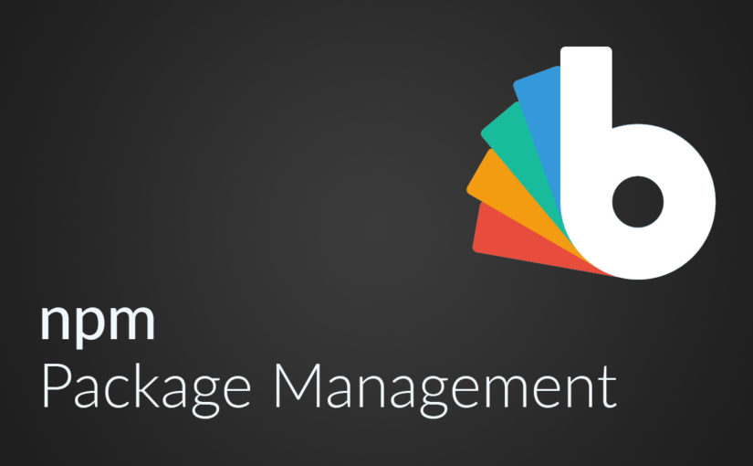 Webframe Management mit npm